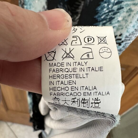 M by Missoni Dress Size 8 Colorful Knit Midi Sleeveless Stretchy Designer Artsy - Picture 6 of 7